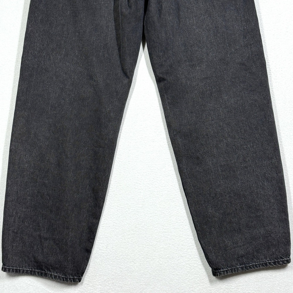 Levis Jeans Womens 31 Baggy Dad Wide Leg BIG E Premium Denim Relaxed Fit Black - Picture 8 of 15